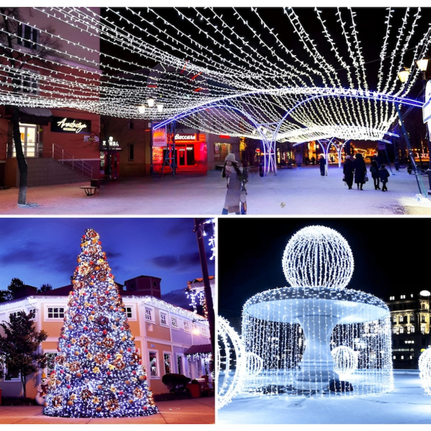 Instalație Luminoasă LED 50M Multicolor - 8 Jocuri de Lumini, Impermeabilă