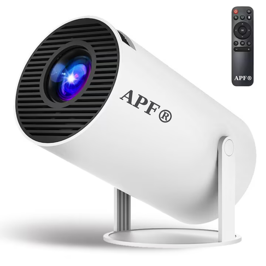 Proiector Portabil APF® HY300 PRO HD, Android 11, Wifi6, 4K, 1280x720P, 280 ANSI Lumeni – Home Theatre Compact și Versatil
