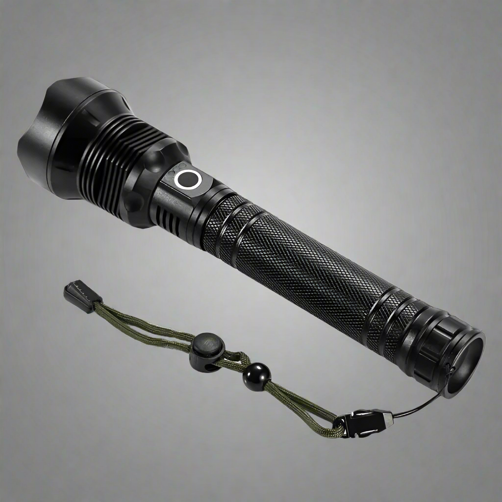 Lanternă LED Tactică 2000LM, USB, Zoom, Rezistenta la Apă