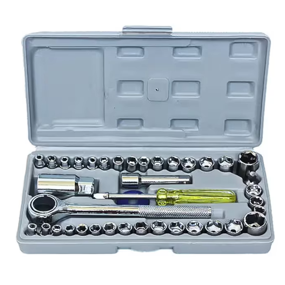 Set Chei Tubulare Micro, 34 Piese - Unelte pentru Reparații Auto și Uz Casnic