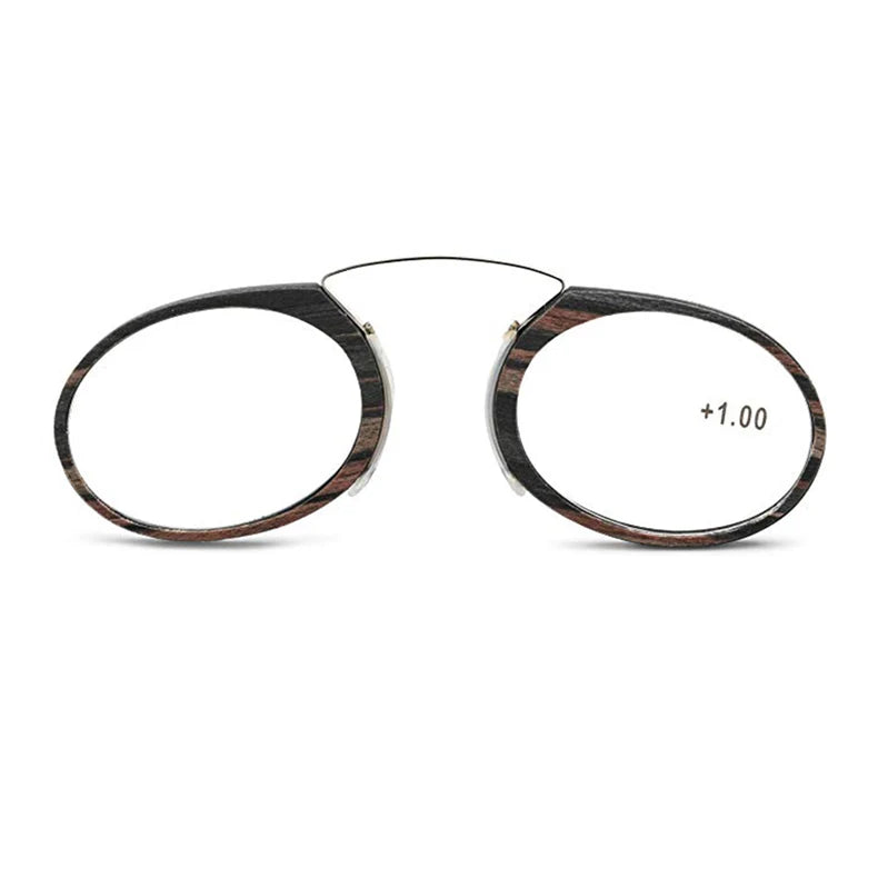 Ochelari de Citit Portabili Fără Brațe Nose Clip TR90 - Ultralight cu Husă, Dioptrii +1.0 la +3.0