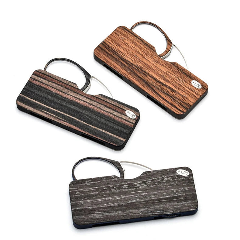 Ochelari de Citit Portabili Fără Brațe Nose Clip TR90 - Ultralight cu Husă, Dioptrii +1.0 la +3.0