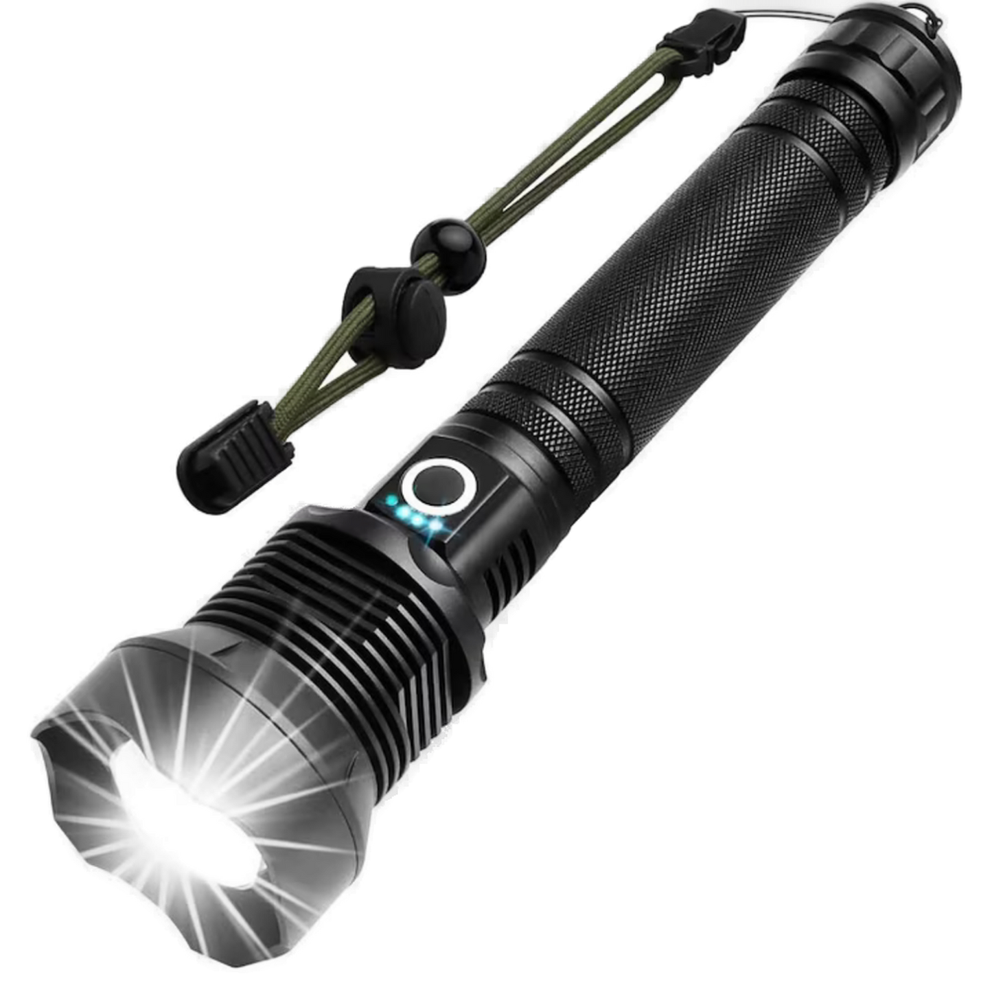 Lanternă LED Tactică 2000LM, USB, Zoom, Rezistenta la Apă