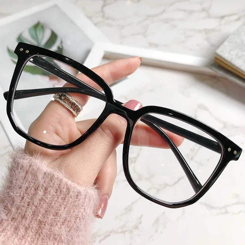 Ochelari Miopie Anti-Lumină Albastră | Rame Vintage Ovale Minus 0 până la -4.0