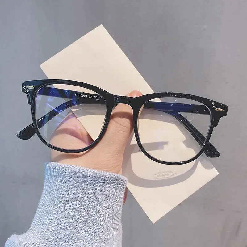 Ochelari Miopie Anti-Lumină Albastră | Rame Vintage Ovale Minus 0 până la -4.0