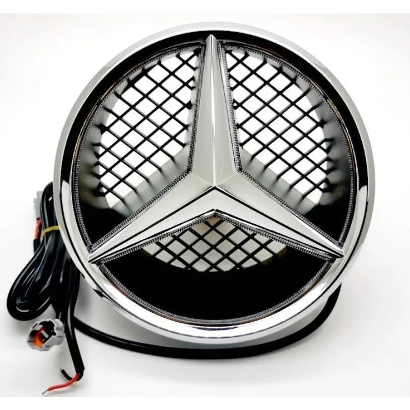 Emblemă LED Iluminată Stea pentru Grilaj Mercedes-Benz - Culoare RGB