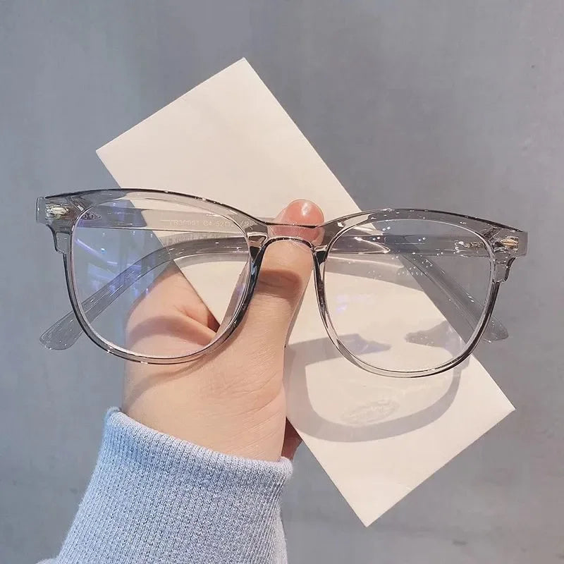 Ochelari Miopie Anti-Lumină Albastră | Rame Vintage Ovale Minus 0 până la -4.0