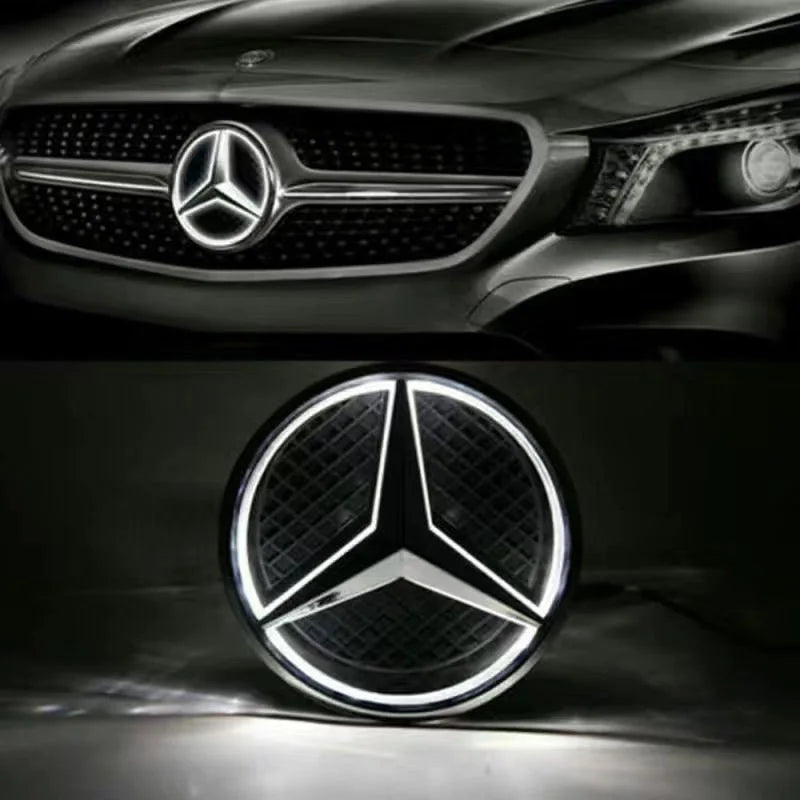 Emblemă LED Iluminată Stea pentru Grilaj Mercedes-Benz - Culoare RGB