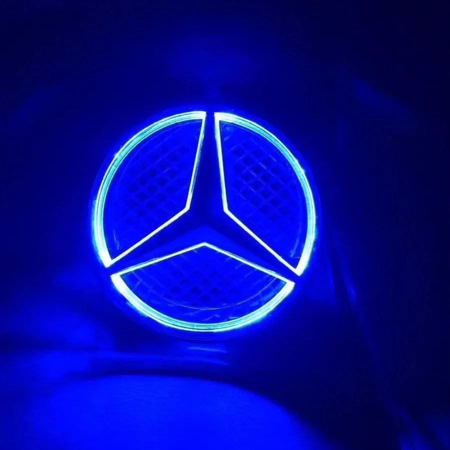 Emblemă LED Iluminată Stea pentru Grilaj Mercedes-Benz - Culoare RGB