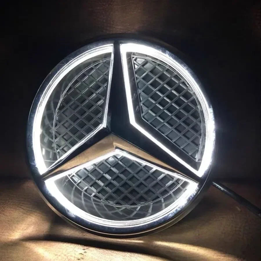Emblemă LED Iluminată Stea pentru Grilaj Mercedes-Benz - Culoare RGB