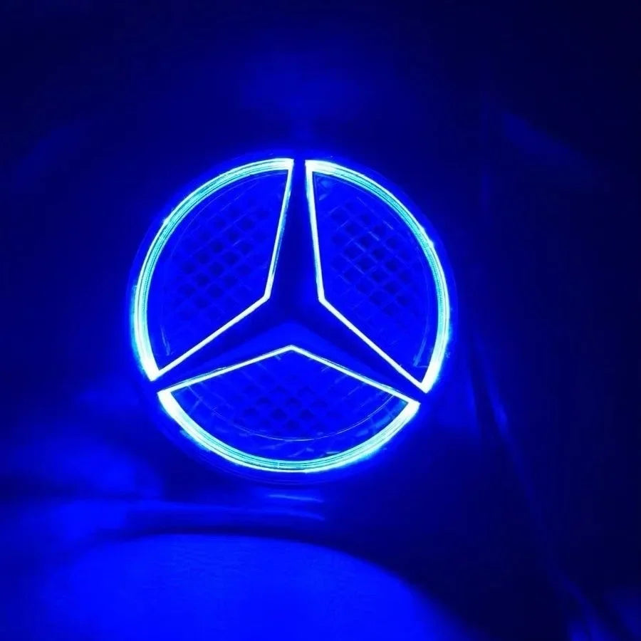 Emblemă LED Iluminată Stea pentru Grilaj Mercedes-Benz - Culoare RGB