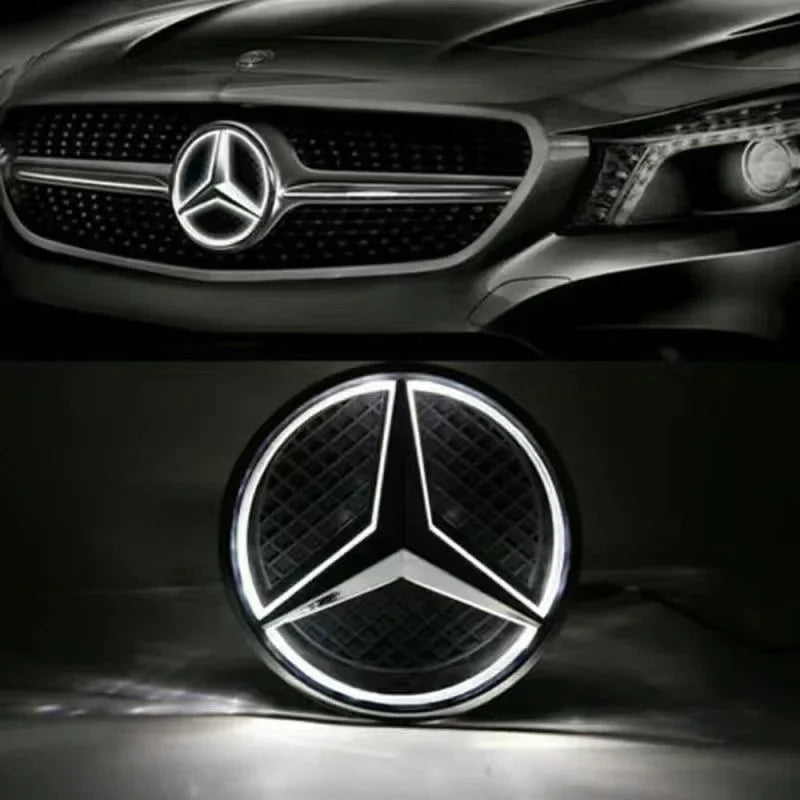 Emblemă LED Iluminată Stea pentru Grilaj Mercedes-Benz - Culoare RGB