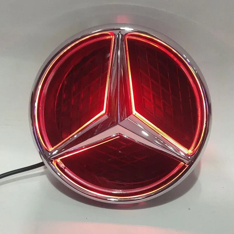 Emblemă LED Iluminată Stea pentru Grilaj Mercedes-Benz - Culoare RGB