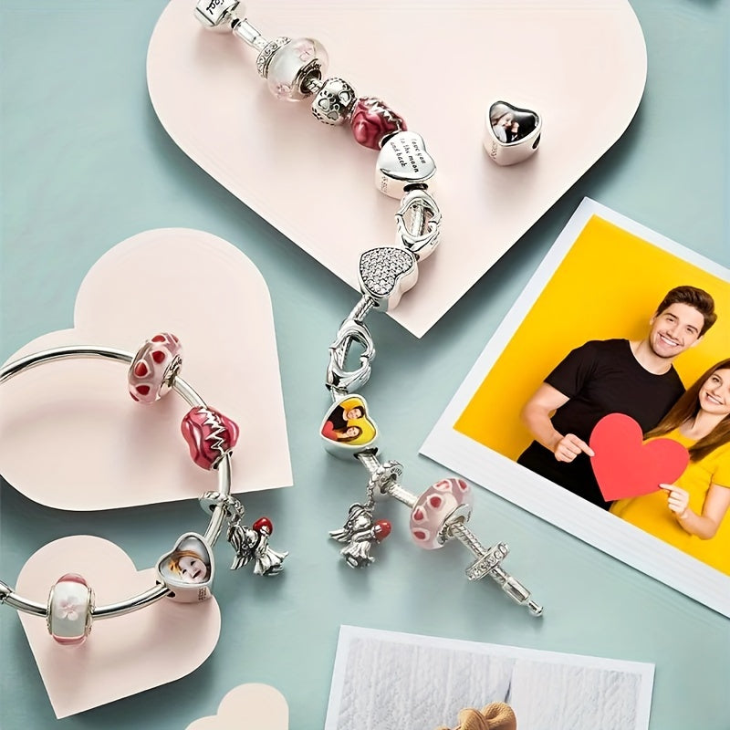 Pandantiv Personalizat din Argint S925 cu Foto - Cadou pentru Ziua Tatălui