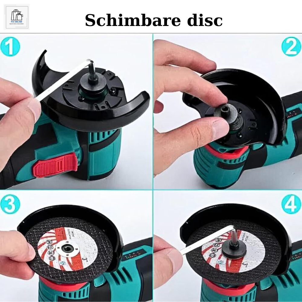 Mini polizor flex unghiular portabil
