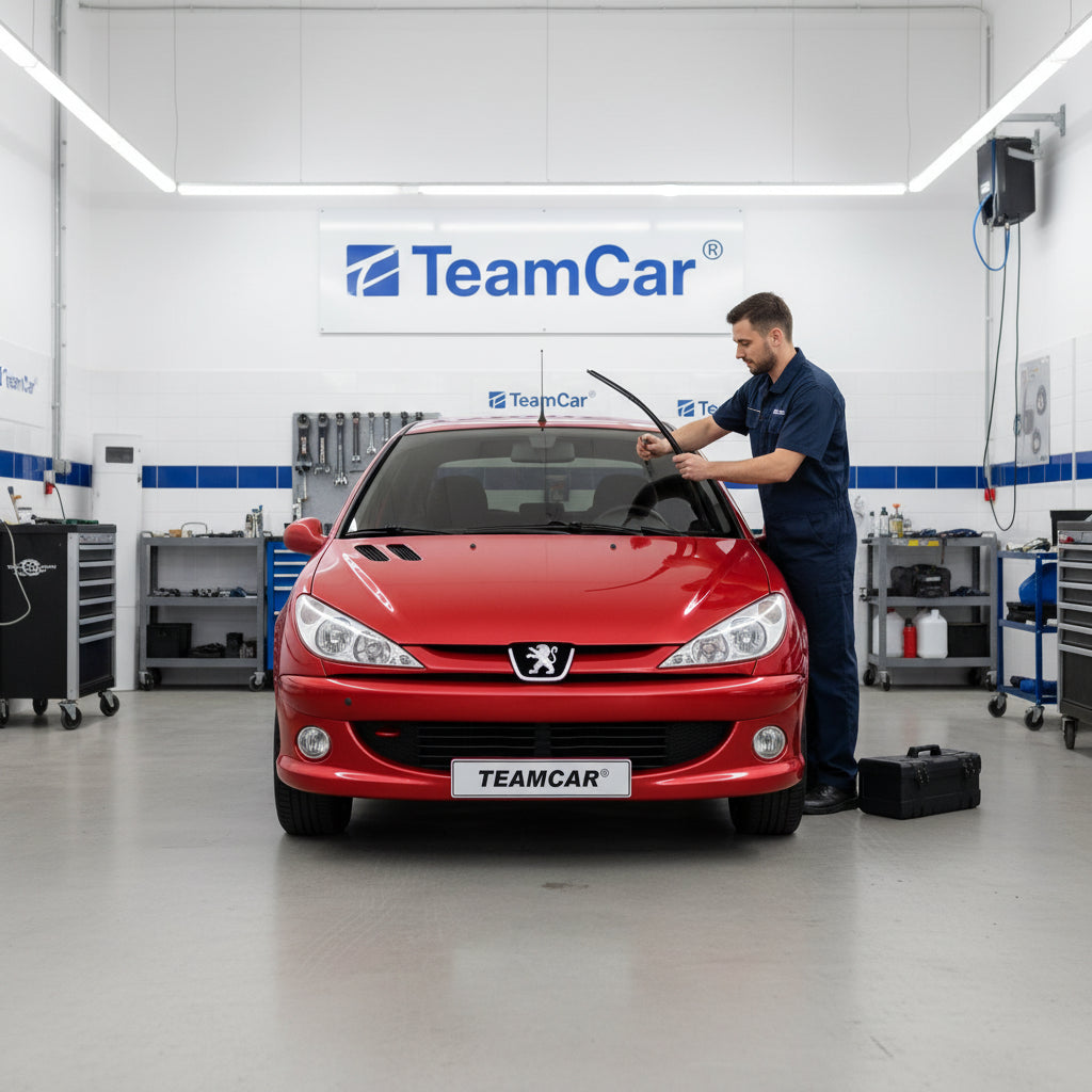 Schimbare ștergătoare la Peugeot 206