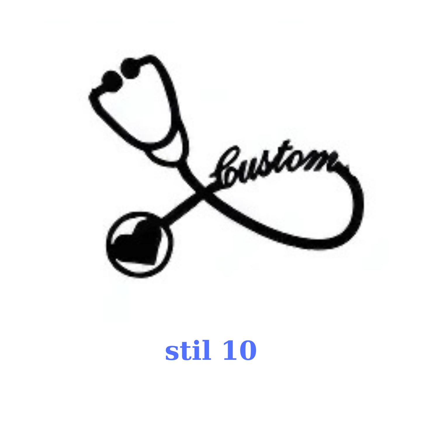 Broșă Personalizată cu Nume și Logo - Pin Medicinal din Oțel Inoxidabil