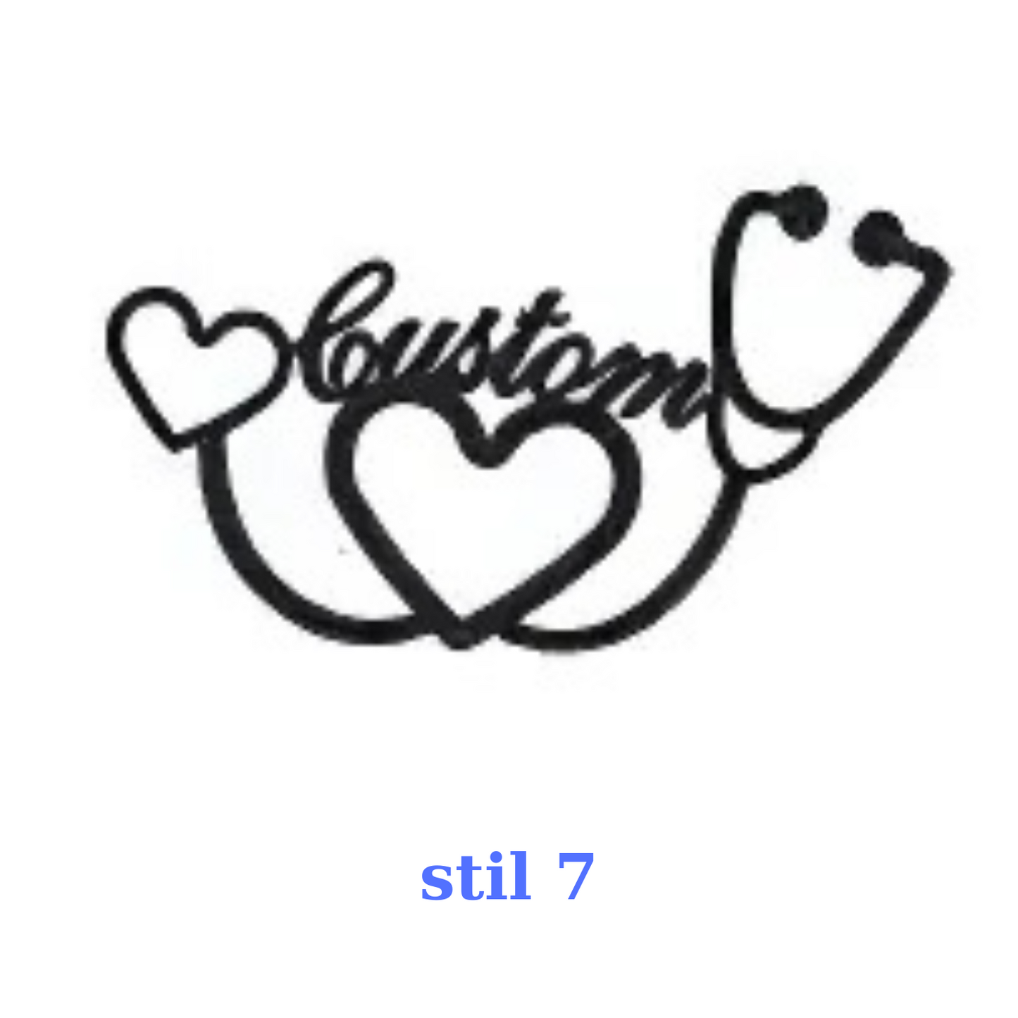 Broșă Personalizată cu Nume și Logo - Pin Medicinal din Oțel Inoxidabil