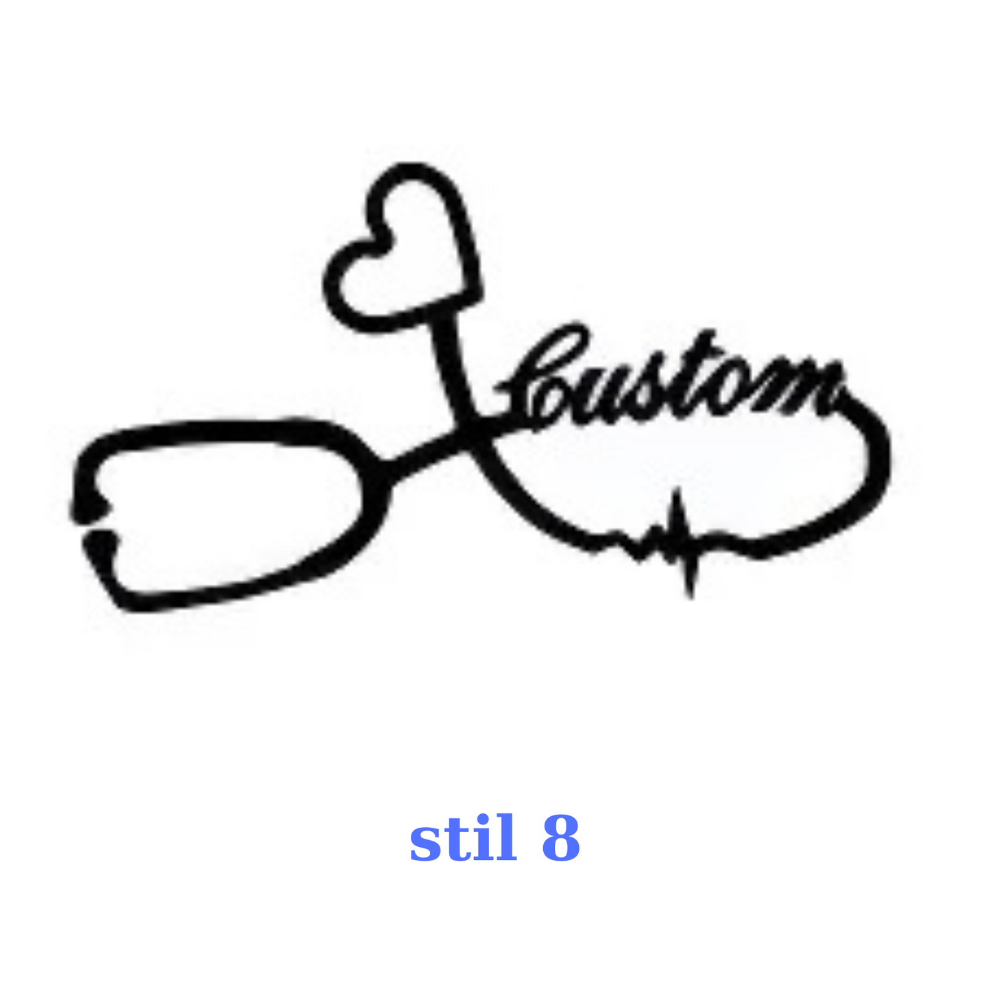Broșă Personalizată cu Nume și Logo - Pin Medicinal din Oțel Inoxidabil