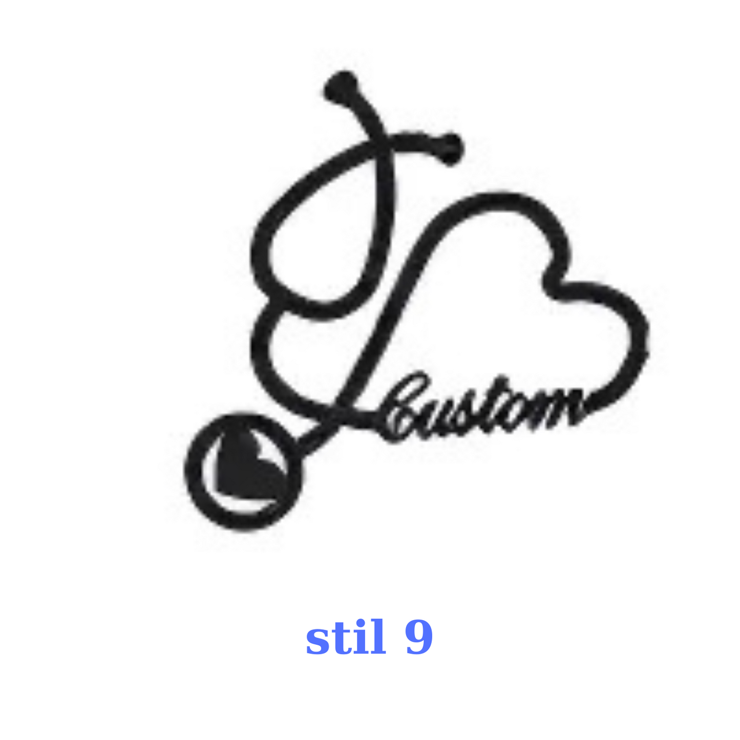 Broșă Personalizată cu Nume și Logo - Pin Medicinal din Oțel Inoxidabil