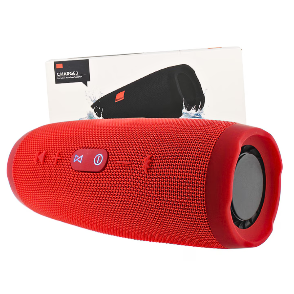 Boxă Portabilă Bluetooth Premium Charge 3 cu Powerbank, Rezistenta la Apă, Bass Puternic, Microfon Integrat
