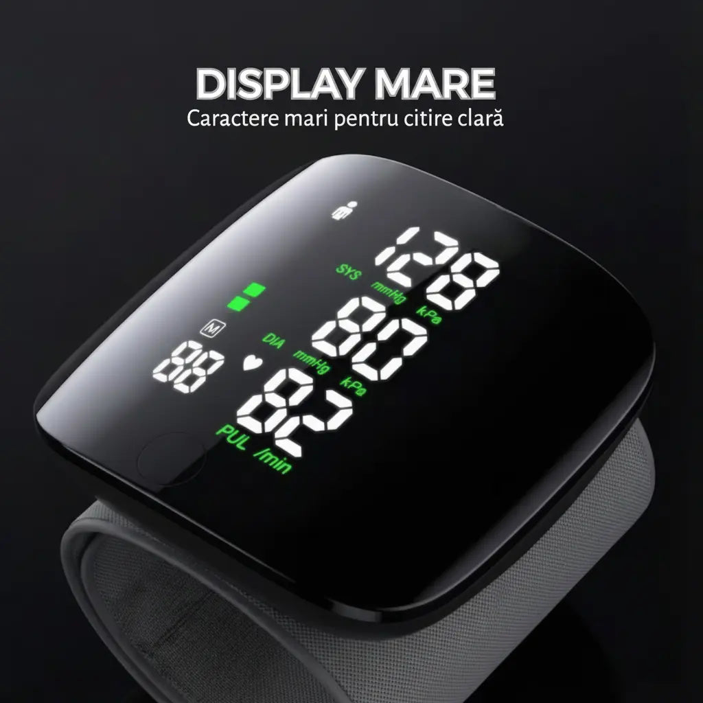 Tensiometru Electronic de Încheietură FOTOFUN cu display mare