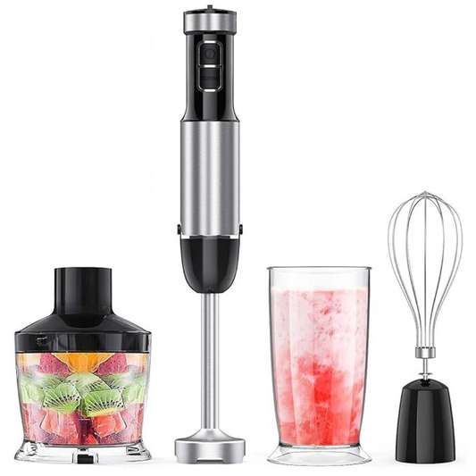 Blender vertical SonyMax SN-8006, 1500W, 2 trepte + Turbo, lame inox, tocător, tel și pahar gradat