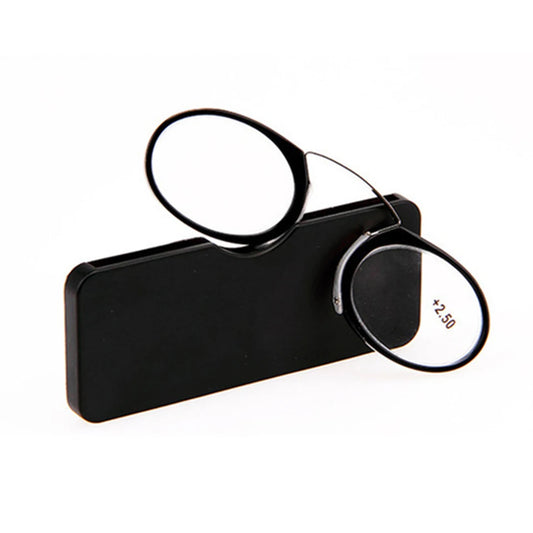 Ochelari de Citit Portabili Fără Brațe Nose Clip TR90 - Ultralight cu Husă, Dioptrii +1.0 la +3.0