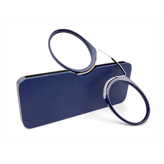 Ochelari de Citit Portabili Fără Brațe Nose Clip TR90 - Ultralight cu Husă, Dioptrii +1.0 la +3.0