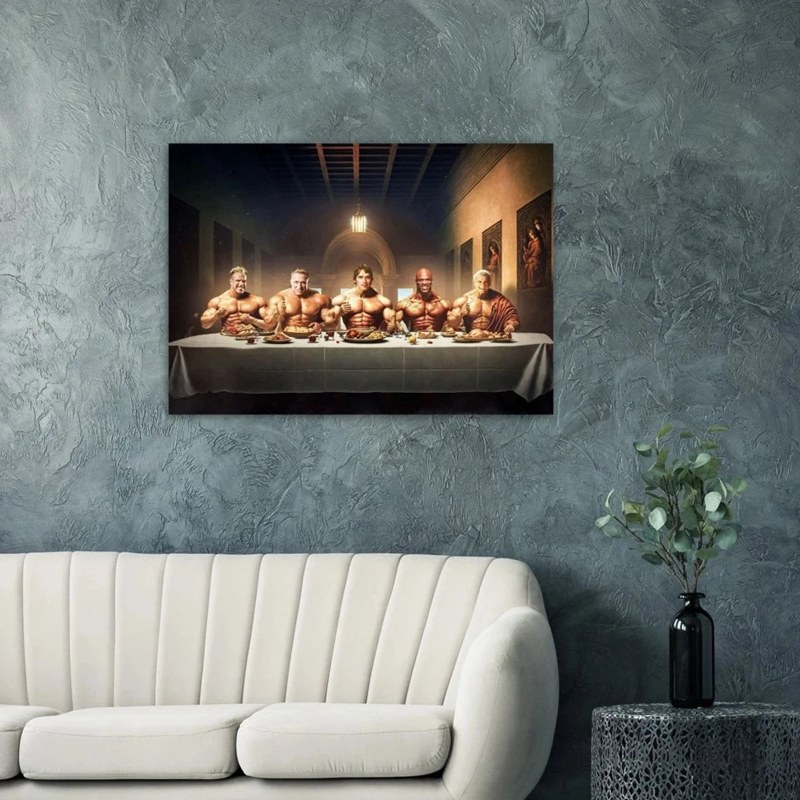 Poster „The Last Supper” Gym - Cadou Ideal pentru Bodybuilding, Artă Canvas, Poster Motivațional