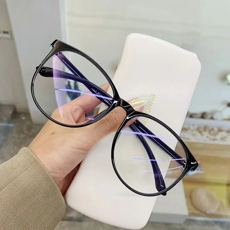 Ochelari Transparenti Anti-Lumină Albastră pentru Femei și Bărbați - Protecție pentru Calculator