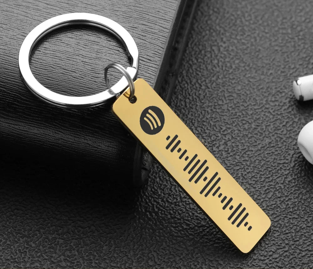 Spotify Code Keychain Personalizat - Cadou Perfect