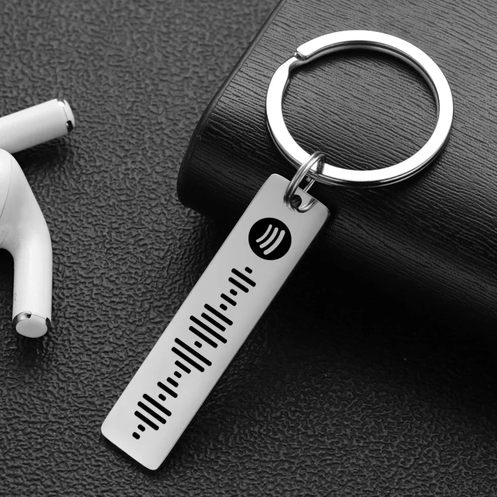 Spotify Code Keychain Personalizat - Cadou Perfect