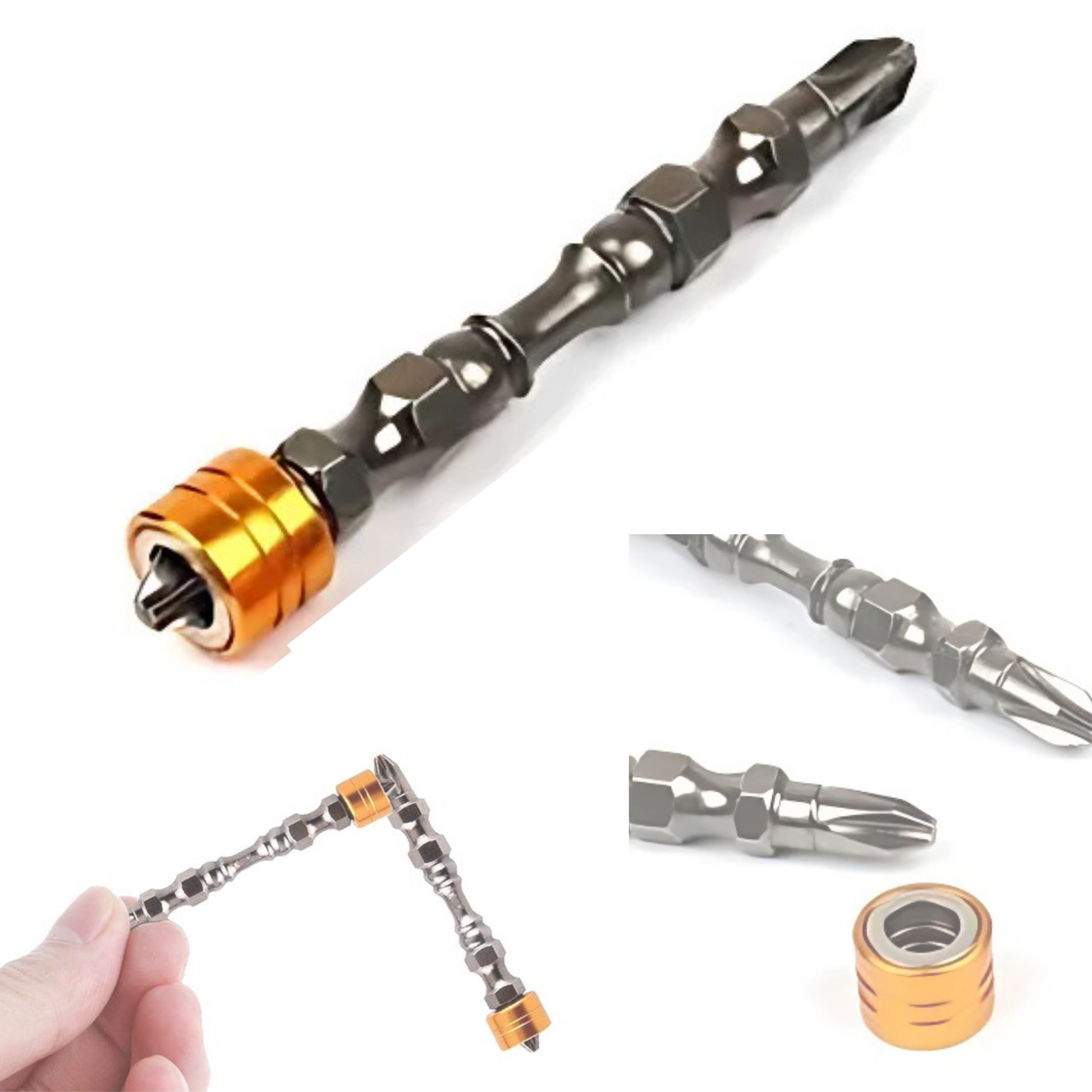 bit magnetic cu 2 capete galben