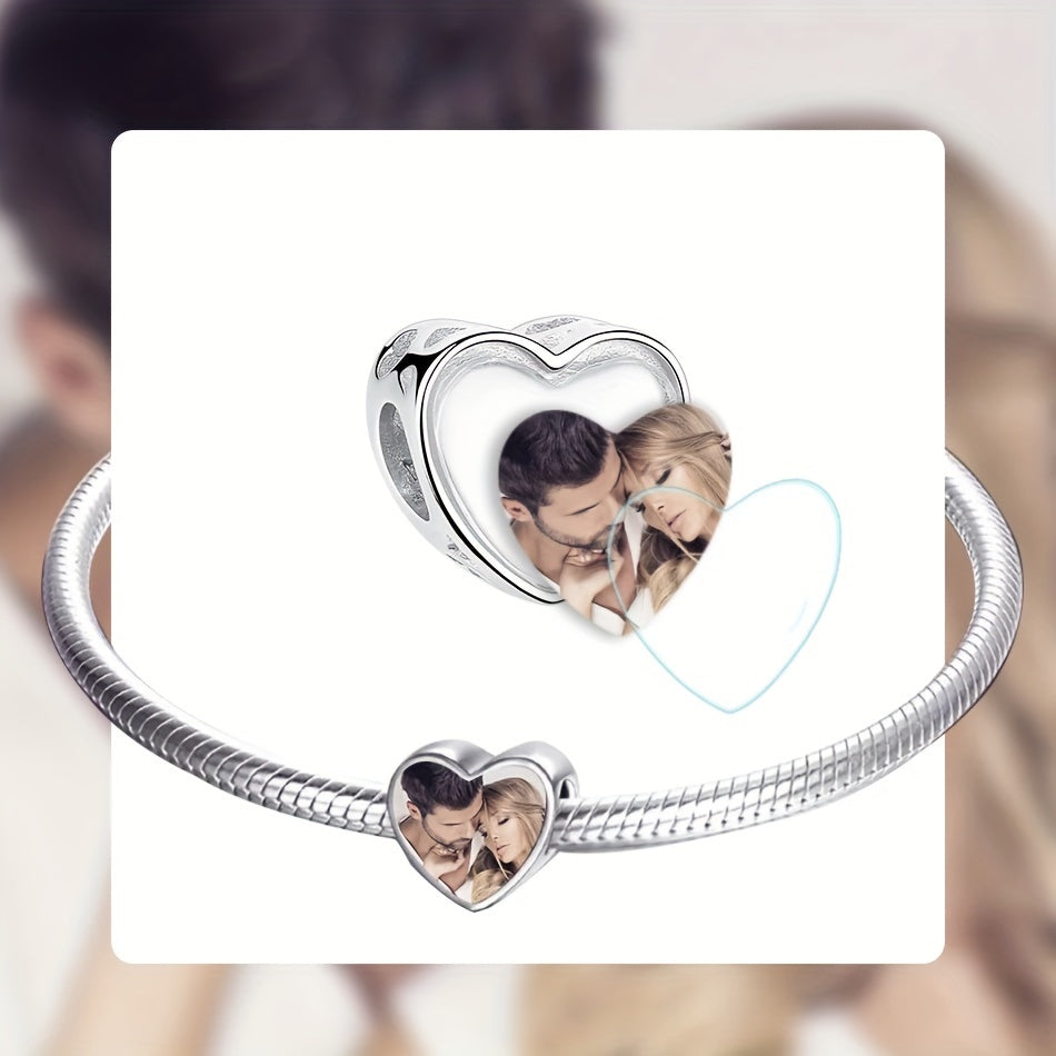 Pandantiv Personalizat din Argint S925 cu Foto - Cadou pentru Ziua Tatălui