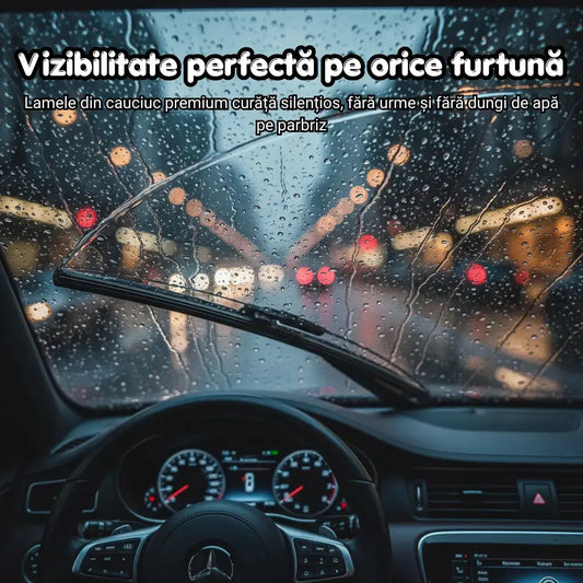Parbriz ud cu stropi de ploaie