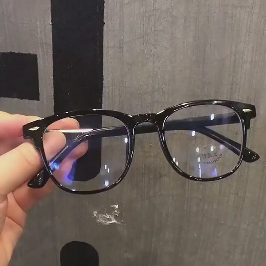 Ochelari Miopie Anti-Lumină Albastră | Rame Vintage Ovale Minus 0 până la -4.0