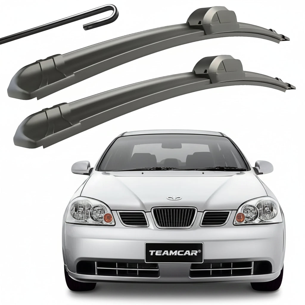 Set 2 Ștergătoare Parbriz Flat Dedicate Chevrolet / Daewoo Lacetti (2003-2010) / Daewoo Nubira 3, Prindere Hook