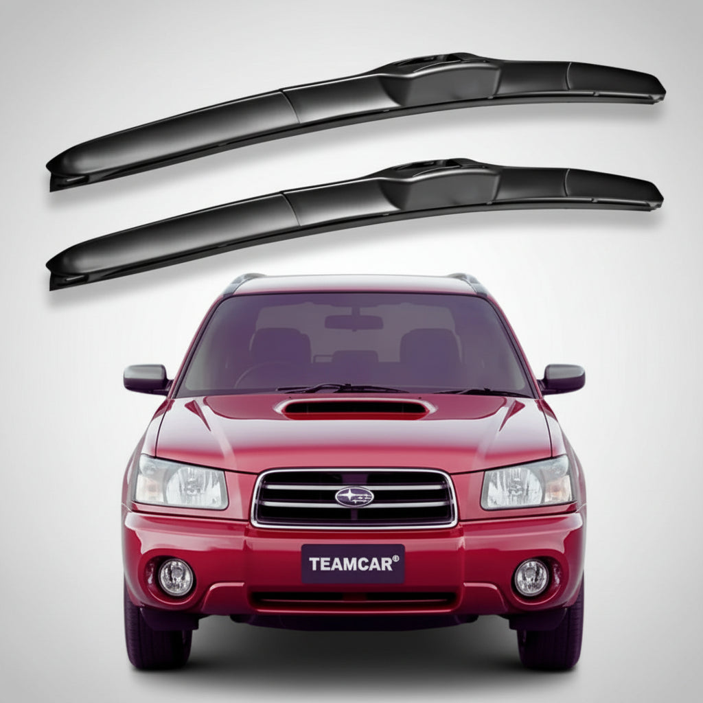 Set 2 Ștergătoare Parbriz Hybrid Dedicate Subaru Forester SG (2002-2007), Prindere Hook (Cârlig)
